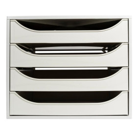 ECOBOX Caisson 4 tiroirs Office gris