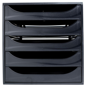 ECOBOX Caisson 5 tiroirs Office noir