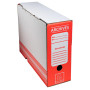 BOITE ARCHIVE D100 COULEUR ROUGE