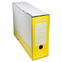 BOITE ARCHIVE D100 COULEUR JAUNE