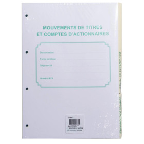 RECH. REGISTRE DES MOUVEMENTS DE TITRES