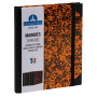 REG MARBRE 220x170. 192P LIGNE ORANGE