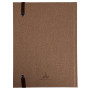 REG NATURE 220x170. 192P LIGNÉ BRUN FSC