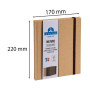 REG NATURE 220x170. 192P LIGNÉ BEIGE FSC