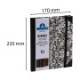 REG MARBRE 220x170. 192P LIGNE BLANC