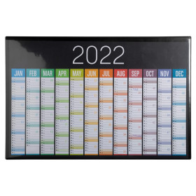 Sous-main PVC 37,5x57,5cm KreaCover Noir