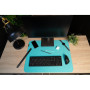 Sous-Main feutrine Teksto 50x65 vert eau