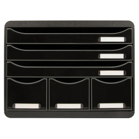 STORE-BOX MAXI 6 tiroirs ECOBlack noir