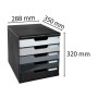 MODULO A4 5 noir/nuances de gris glossy