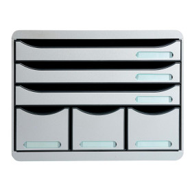 STORE-BOX MAXI 6 tiroirs gris lumière