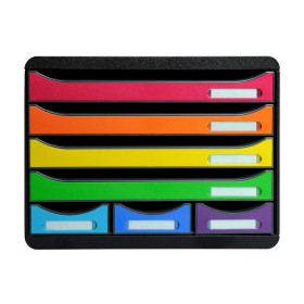 STORE-BOX MINI 7 tiroir IDERAMA arlequin