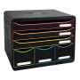 STORE-BOX MAXI 6 tiroir noir/arlequin/no