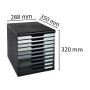 MODULO A4 10 noir/nuances de gris glossy