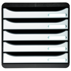 BIG-BOX PLUS Glossy noir/blanc glossy