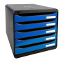 BIG-BOX PLUS noir/bleu glace glossy