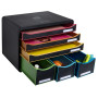 STORE-BOX MAXI 6 tiroir noir/arlequin/no
