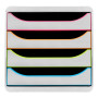BIG BOX Black Office blanc/arlequin/blan