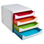 BIG BOX Black Office blanc/arlequin/blan