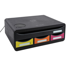 TOOLBOX MINI 4 tiroirs Induc.Qi arlequin