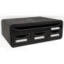 TOOLBOX MINI 4 tiroirs noir/noir glossy