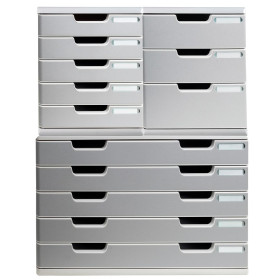 MODULO A3+ 5 tiroirs gris lumière/granit