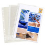 Sachet 10 pochettes perfo. PVC 8/100°