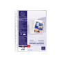 Sachet 10 pochettes perfo. PVC 8/100°