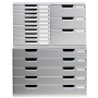 MODULO A3+ 10 tiroirs gris lumière/grani