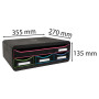 TOOLBOX MINI 4 tiroirs noir/arlequin/noi