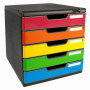 MODULO A4/5 noir/arlequi fermeture à clé