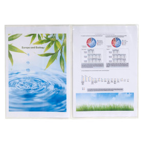 SACHET 10 ETUIS DOUBLES PP 12/100 A4