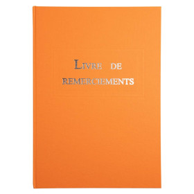 LIVRE DE REMERCIEMENT 96P.297X210.ORANGE