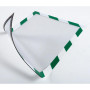 Pochette affichage magnétiq A4 Vert/Blc