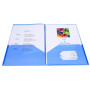 Sach. 10 chem. double poche PP A4/A3 Ass