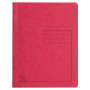 Chemise à lamelles C.L 355g A4 rouge