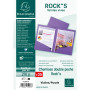 Pt 25 chem. double poche ROCK A4 violine
