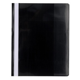 Chemise à lamelle Premium PVC A4+ noire