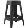 PPF TABOURET HAUT PP BLANC THBEL