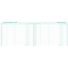 Livre Recettes-Reg.Achats 24X32 80p