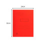 Chem. imprim. 2 rabats FOREVER 290 rouge