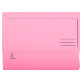 Pt 50 chemises poche SUPER A4 rose