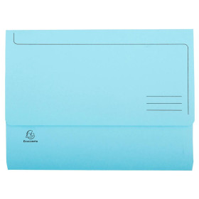 Pt 50 chemises poche SUPER A4 bleu