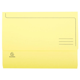Pt 50 chemises poche SUPER A4 jaune