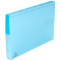 Pt 50 chemises poche SUPER A4 bleu