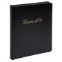 Livre d'or cuir Alpille 26X22 noir +/t