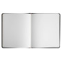 Livre d'or cuir Alpille 26X22 noir +/t