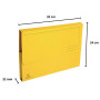 Pt 10 chemises poche FOREVER A4 jaune