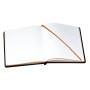 Livre d'or cuir Alpille 26X22 noir +/t
