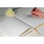 Livre d'or cuir Alpille 26X22 blanc +/t
