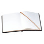 Livre d'or cuir Alpille 26X22 noir +/t
